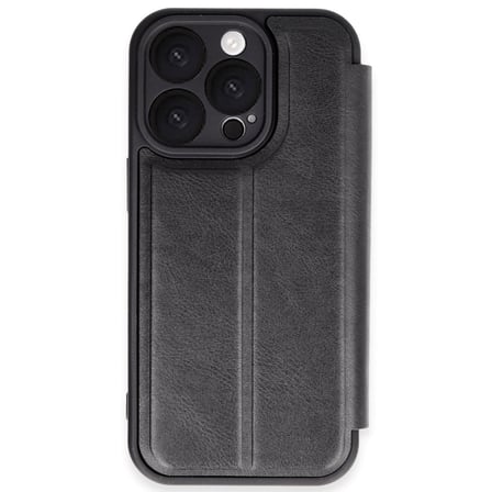 Apple iPhone 16 Pro Max Uyumlu Kılıf Flip Cover - Siyah