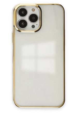 Apple iPhone 13 Pro Max Uyumlu Kılıf Element Silikon - Gold