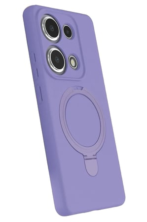 Xiaomi Redmi Note 13 Pro 4G Uyumlu Regal Magsafe Standlı Kapak - Lila