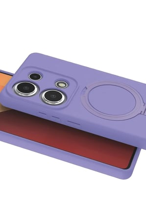 Xiaomi Redmi Note 13 Pro 4G Uyumlu Regal Magsafe Standlı Kapak - Lila