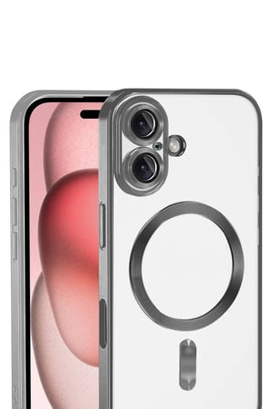 Apple İphone 17 Uyumlu Kross Magneticsafe Kapak Titan Gri