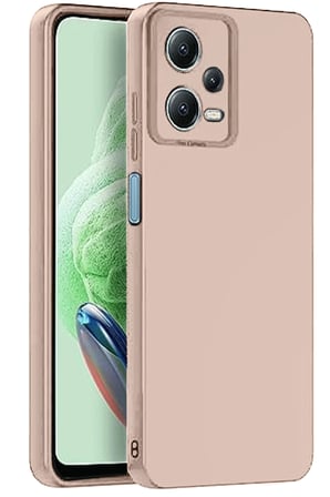 Xiaomi Redmi Note 12 Pro 5G Uyumlu Kılıf Nano içi Kadife Silikon - Pudra