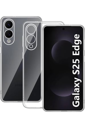 Samsung Galaxy S25 Uyumlu Edge Kilif Lux Seffaf Silikon