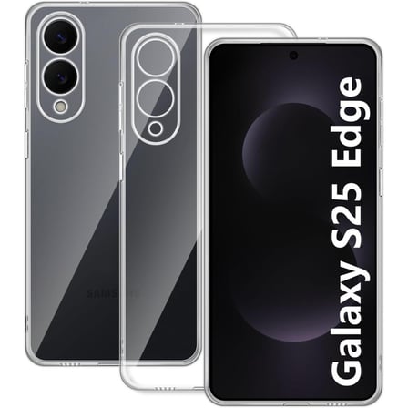 Samsung Galaxy S25 Uyumlu Edge Kilif Lux Seffaf Silikon