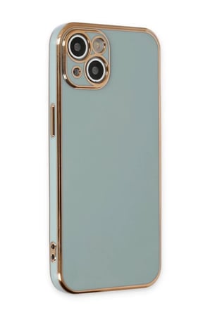 Apple iPhone 15 Uyumlu Kılıf Volet Silikon - Açık Yeşil