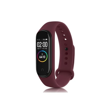 Xiaomi Mi Band 4 Uyumlu Klasik Kordon - Mürdüm