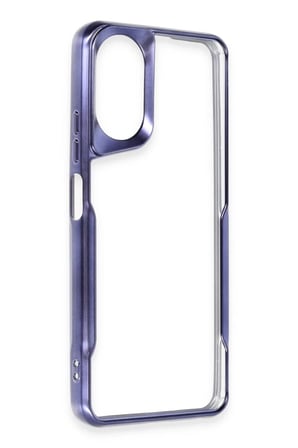 Oppo A38 Uyumlu Kılıf Boyi Silikon Kapak - Lacivert