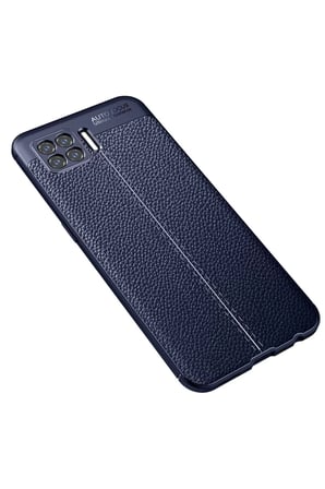 Oppo A73 Uyumlu Kılıf Auto Focus Kapak - Lacivert