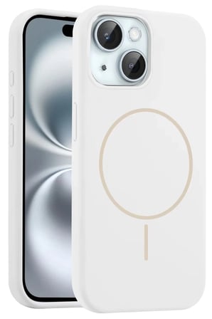 Joko Apple iPhone 15 Uyumlu Kılıf Jully Magsafe Kapak - Beyaz