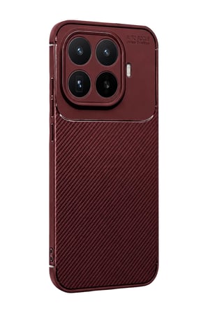 Xiaomi Mi 17T Pro Uyumlu Auto Focus Karbon Kapak - Bordo