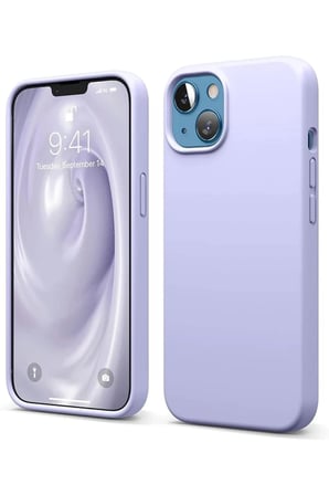 Apple iPhone 14 Uyumlu Kılıf First Silikon - Lila