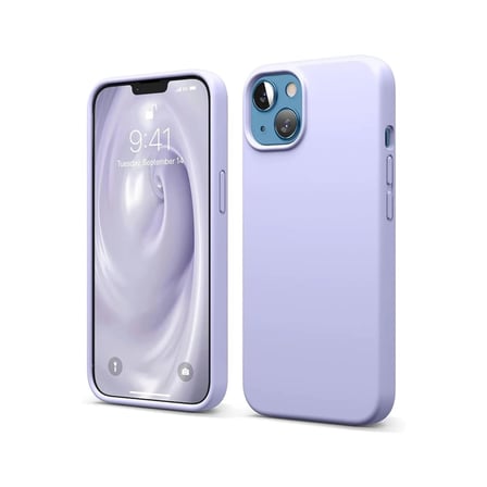 Apple iPhone 14 Uyumlu Kılıf First Silikon - Lila