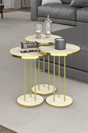 Gold Terra Zigon Krem Bej 3 lü