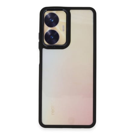 Realme C55 Uyumlu Kılıf Dora Kapak - Siyah