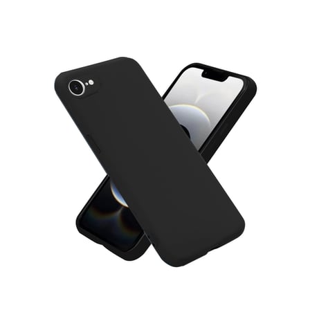 Apple iPhone 16E Uyumlu Kılıf First Silikon - Siyah