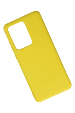 Samsung Galaxy S20 Ultra Uyumlu Kılıf Nano içi Kadife Silikon - Sarı