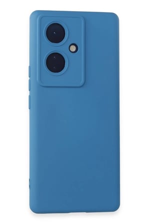 Vivo V29 Lite Uyumlu Kılıf Nano içi Kadife Silikon - Mavi