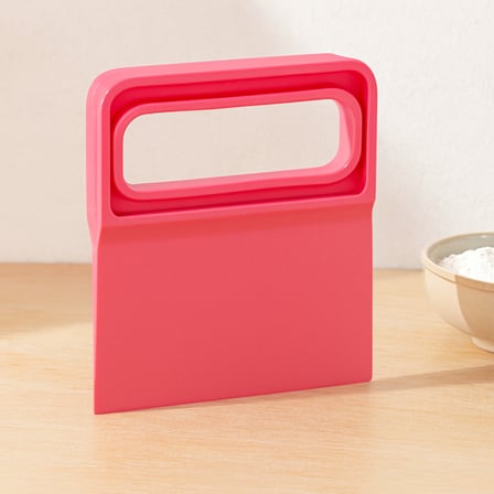 Bezos Professional Saplı Plastik Hamur Kesici ve Kazıyıcı Spatula Ergonomik Mutfak Gereci