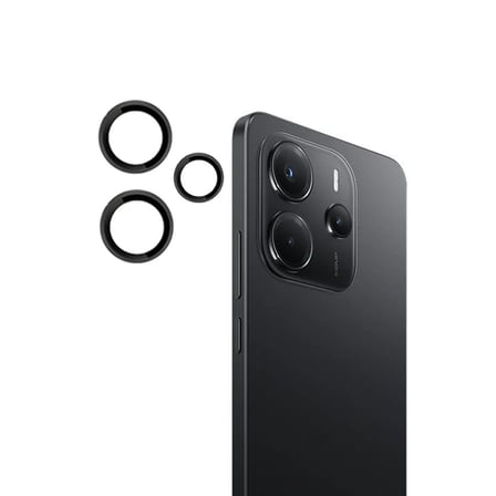 Joko Xiaomi Redmi Note 14 4G Uyumlu PVD Metal Kamera Lens - Siyah