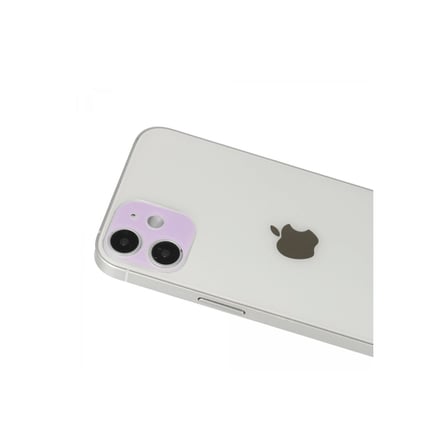 Apple iPhone 12 Uyumlu Rainbow Kamera Lens Koruma Cam - Mor