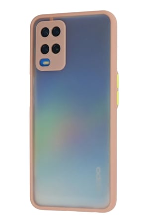 Oppo A54 4G Uyumlu Kılıf Montreal Silikon Kapak - Pembe