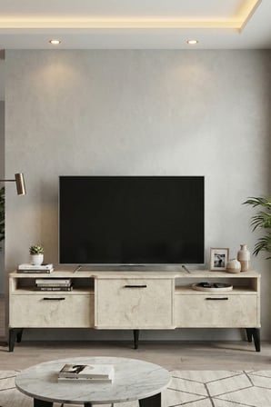 Mistral TV Sehpası Suntalam Ekru 160x40 cm