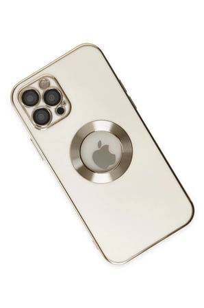 Apple iPhone 12 Pro Uyumlu Kılıf Store Silikon - Beyaz