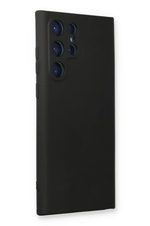 Samsung Galaxy S23 Ultra Uyumlu Kılıf Nano içi Kadife Silikon - Siyah