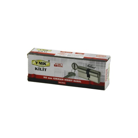90mm Nikel Saten Cerman Barel Silindir (2 Anahtar)
