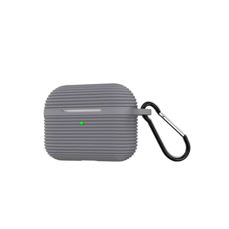 Apple Airpods Pro 3 (3.nesil) Raven Silikon Kılıf - Gri