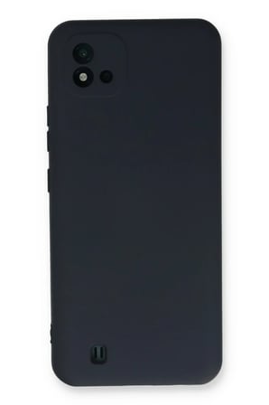 Realme C11 2021 Uyumlu Kılıf Nano içi Kadife Silikon - Lacivert