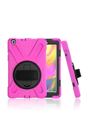 Samsung Galaxy T290 Tab A 8 Kılıf Amazing Tablet Kapak - Pembe