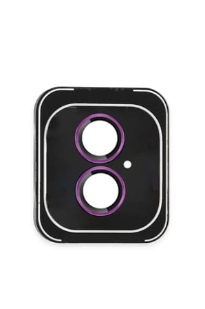Joko Apple iPhone 16 Uyumlu PVD Metal Kamera Lens - Pembe