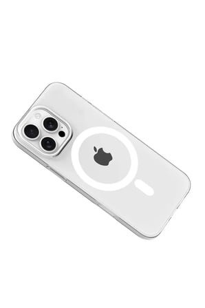 Joko Apple iPhone 16 Pro Max Uyumlu PC Blank Magsafe Kapak - Şeffaf