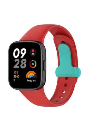 Xiaomi Redmi Watch 3 Origin Silikon Kordon - Kırmızı