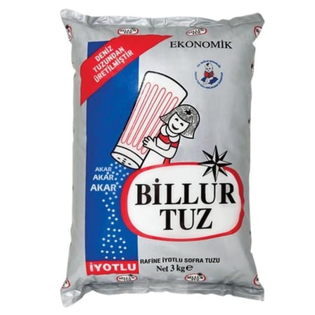 3kg Ekonomik Poşet İyotlu 1 Adet