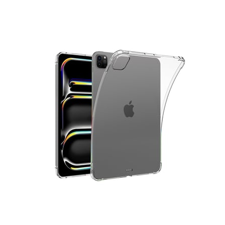 Apple iPad Pro 11 (2024) Kılıf Anti Shock Tablet Silikon - Şeffaf