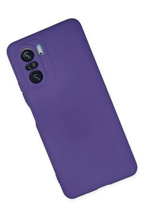 Xiaomi Poco F3 Uyumlu Kılıf Nano içi Kadife Silikon - Mor