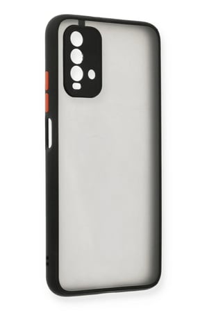 Xiaomi Redmi 9T Uyumlu Kılıf Montreal Silikon Kapak - Siyah