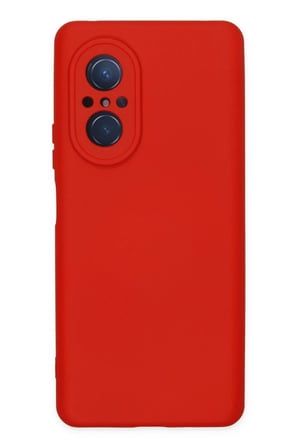 Nova 9 SE Kılıf Nano içi Kadife Silikon - Kırmızı