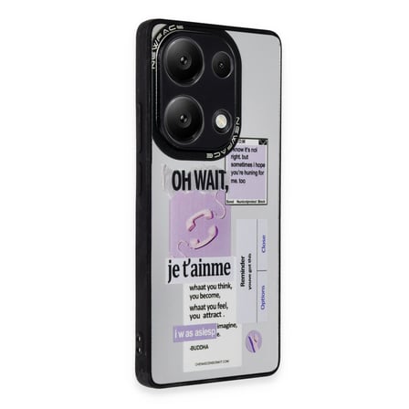 Xiaomi Redmi Note 13 Pro 5G Uyumlu Kılıf Mirror Desenli Kapak - Mirror - 4