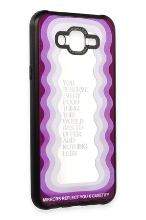 Samsung Galaxy J7 Uyumlu Kılıf Mirror Desenli Kapak - Mirror - 5