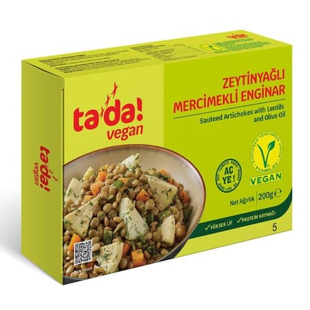 Zeytinyağlı Mercimekli Enginar 200gr 1 Adet