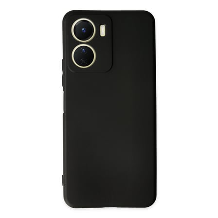 Vivo Y16 Uyumlu Kılıf First Silikon - Siyah