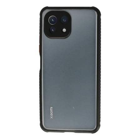 Xiaomi Mİ 11 Lite Uyumlu Kılıf Miami Şeffaf Silikon - Siyah