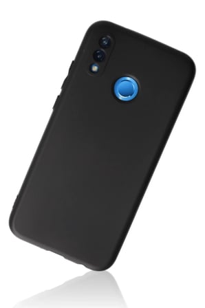 Huawei P20 Lite Uyumlu Kılıf First Silikon - Siyah