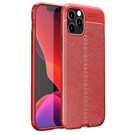 Apple iPhone 12 Pro Max Uyumlu Kılıf Auto Focus Kapak - Kırmızı