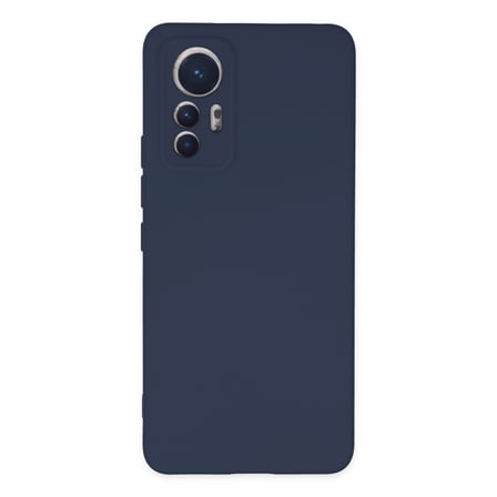 Xiaomi Mi 12 Lite Uyumlu Kılıf Nano içi Kadife Silikon - Lacivert