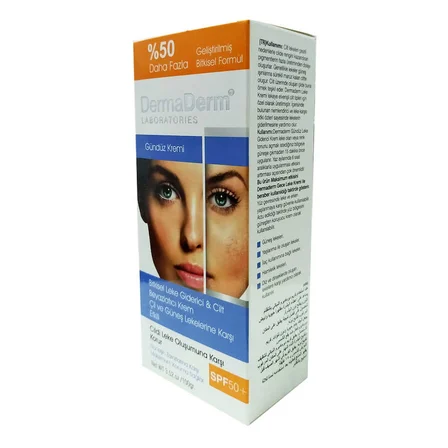 Bitkisel Leke Karşıtı Gündüz Kremi Güneş Koruma SPF 50+ 100 Gr
