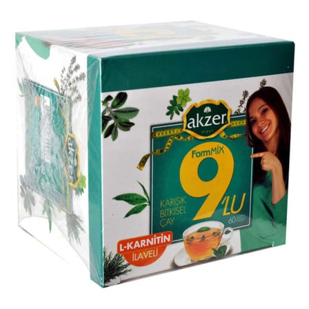 9lu Form Bitkisel Çay 60 Süzen Poşet